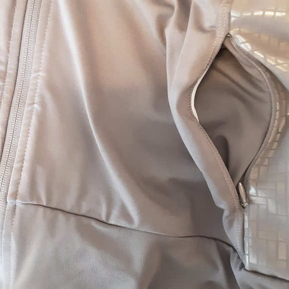 Adidas Women's Grey Full Zip Jacket Sweatshirt Size XL - Picture 9 of 13